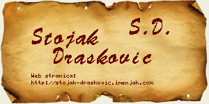 Stojak Drašković vizit kartica
